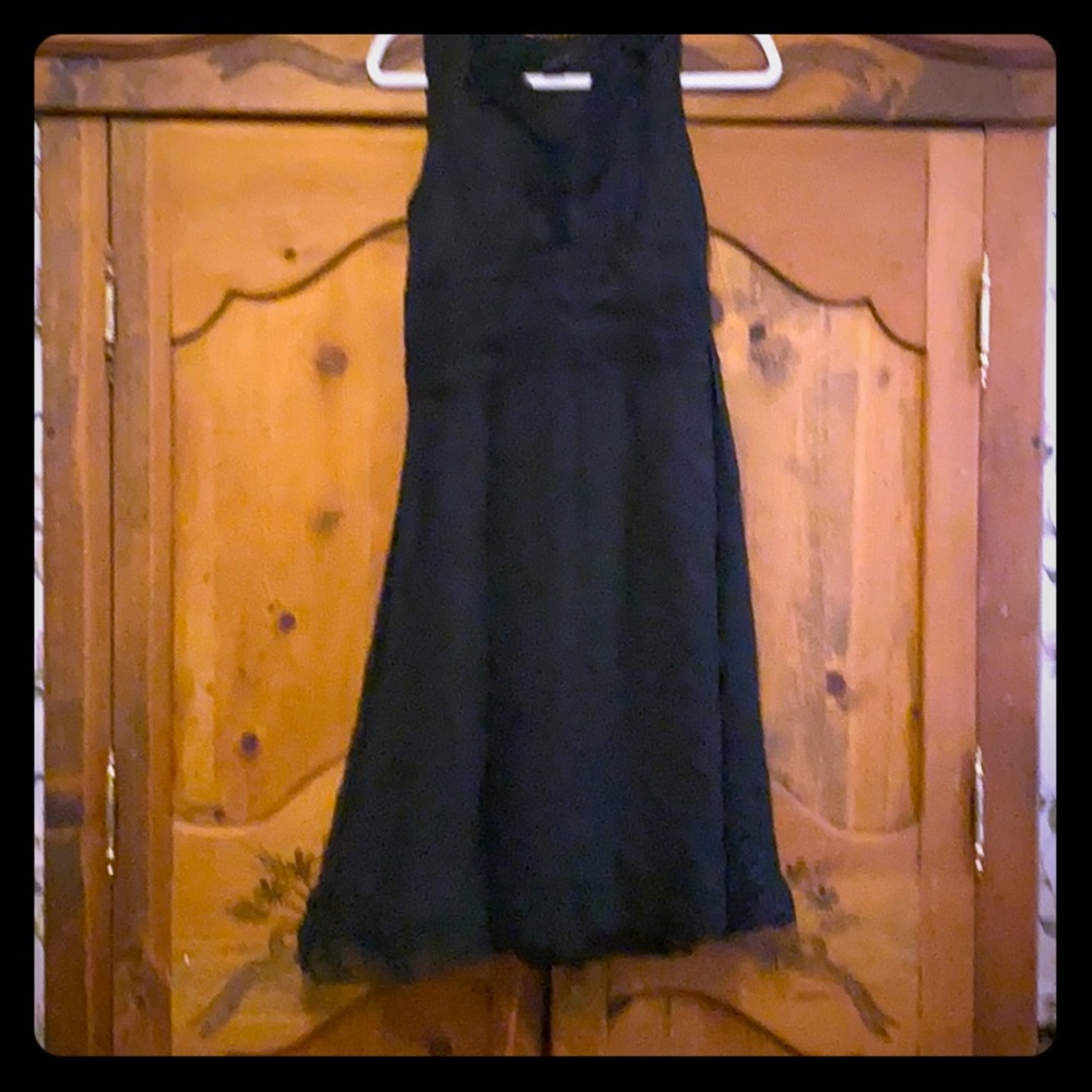 Black cocktail dress